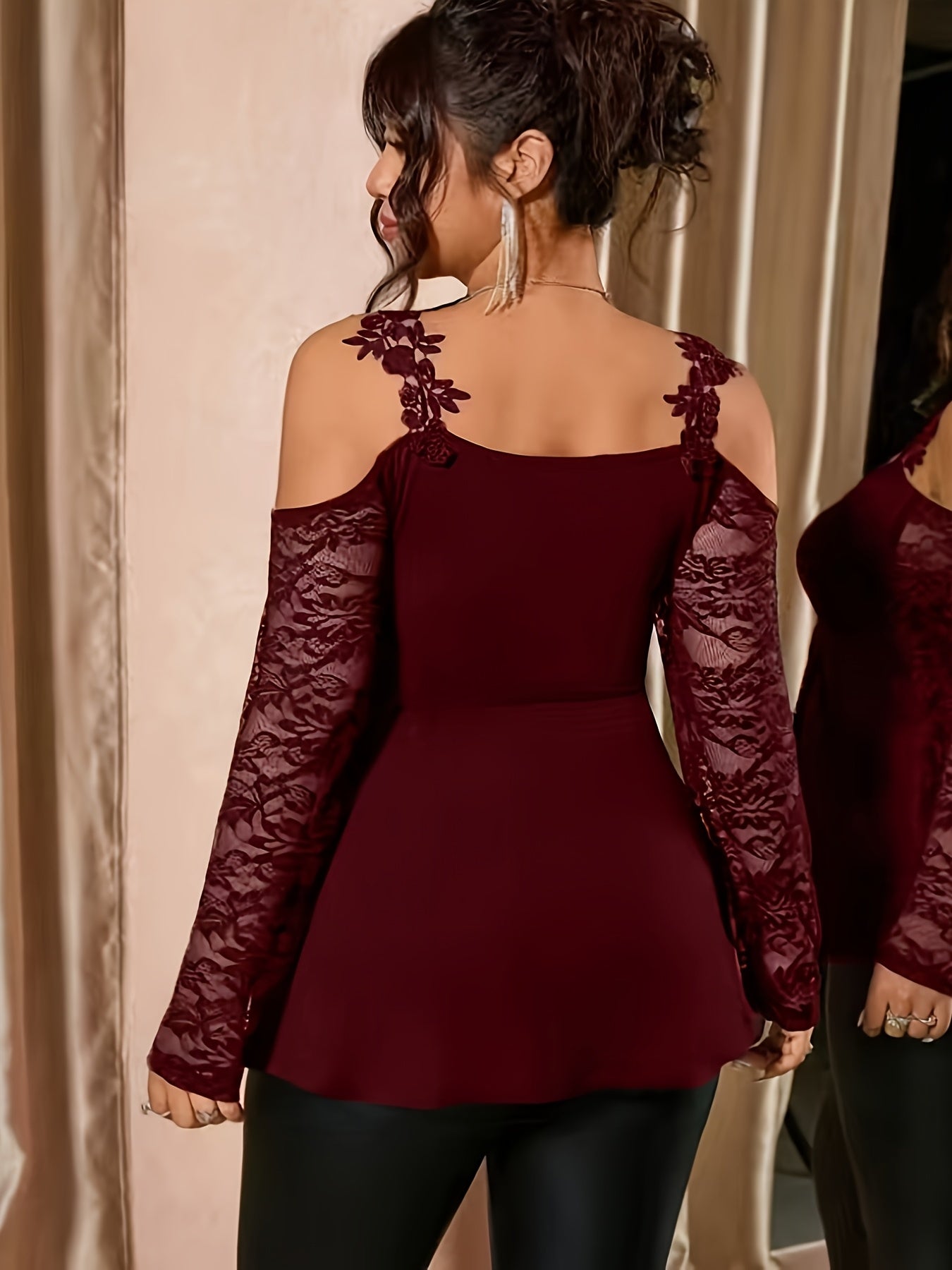 Régina - Haut raffiné tombé élégant