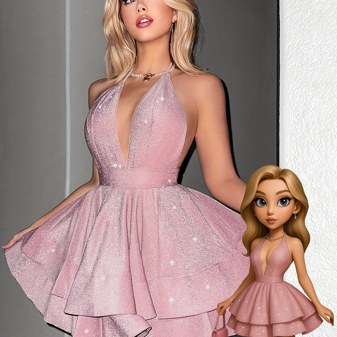 Passion – Froncée, épaules dénudées, décolleté V