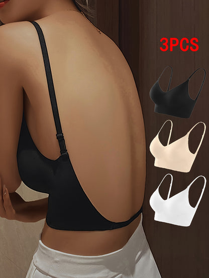 VELVINA – Lot de soutiens-gorge invisibles push-up