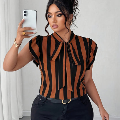 Joelle- Haut raffiné tombé élégant