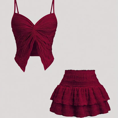 Juliette- Ensemble Jupe+haut XS au L