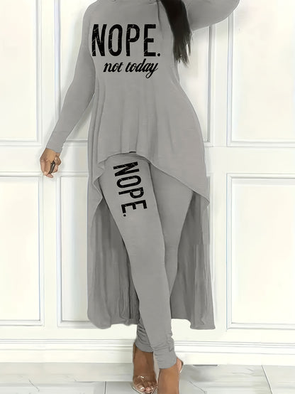 Lasual - Ensemble haut asymétrique et legging "Hope"