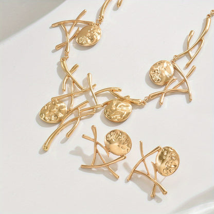 GeoChic – trio géométrique minimaliste rétro.