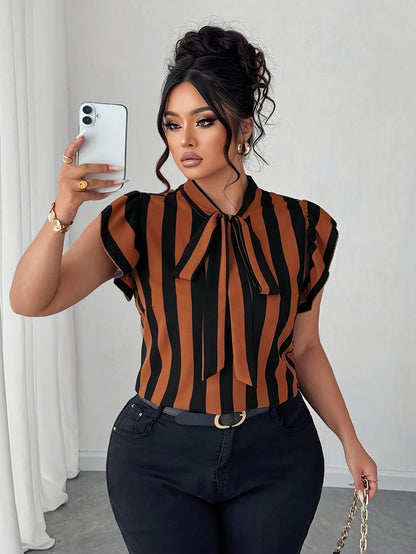 Joelle- Haut raffiné tombé élégant