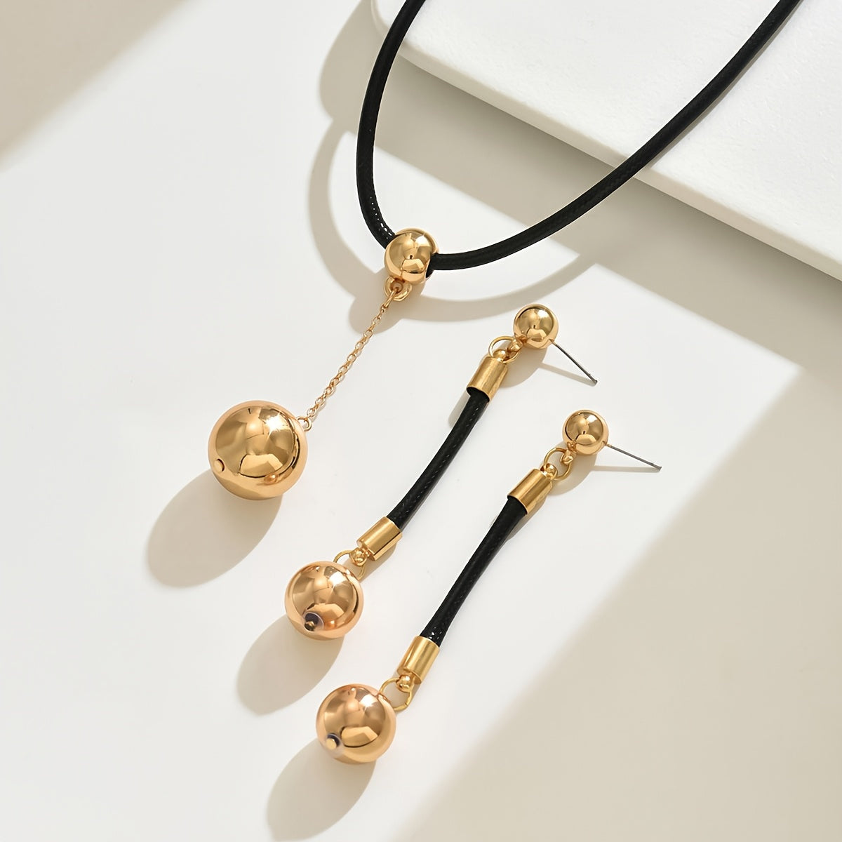 URBAN GLINT – Ensemble bijou à pampilles et cercles