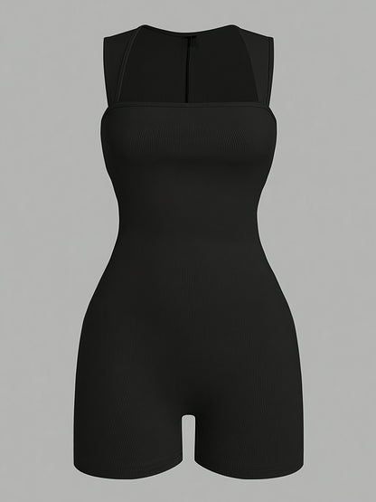 Jade- Ensemble 3 combishort noir/blan/marron XS au XXL