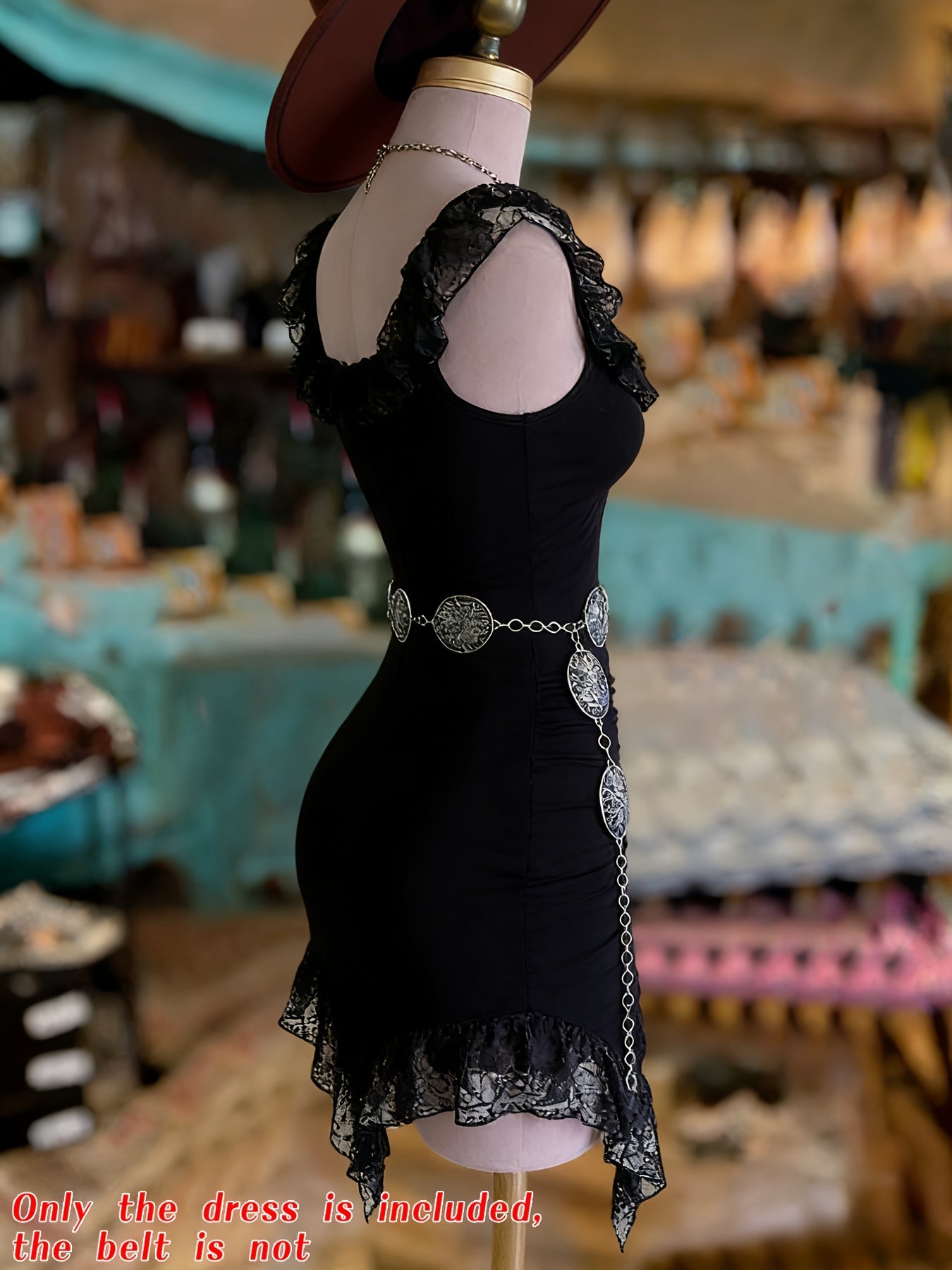 Perfecta -Robe danse latine avec dentelle