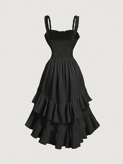 Perta-Robe longue latine élégante sans manches