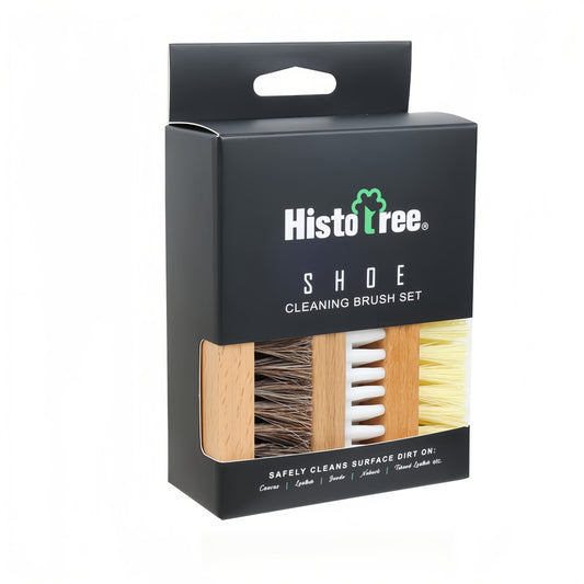 Coffret de 3 brosses à chaussures