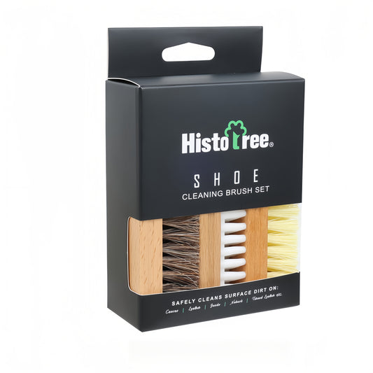 Coffret de 3 brosses à chaussures