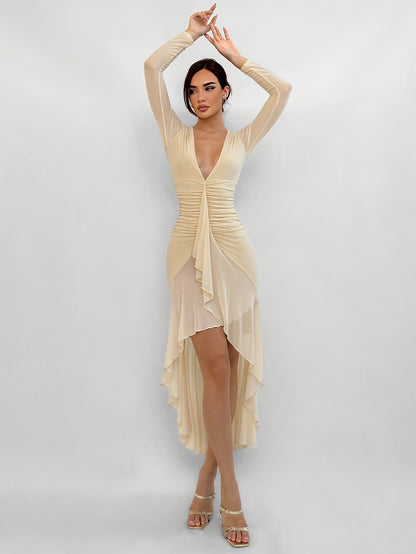 Dentelle Muse – robe moulante en dentelle