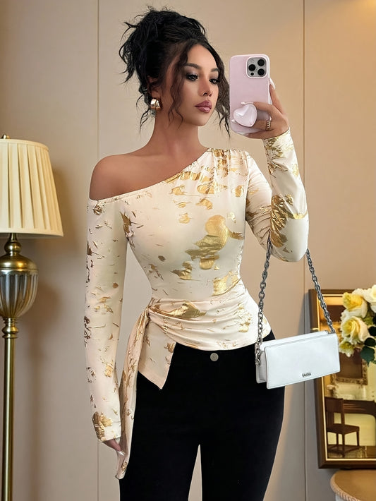 Balyssia- Haut féminin ligne raffinée