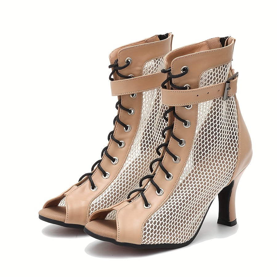 Ankle- Chaussure danse latine RUBBER/7cm