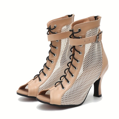 Ankle- Chaussure danse latine RUBBER/7cm