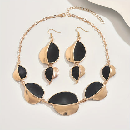 Golden Noir Asymétrie - Élégance moderne dorée et noire