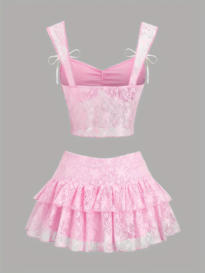 Chest - Ensemble et jupe mi dentelle