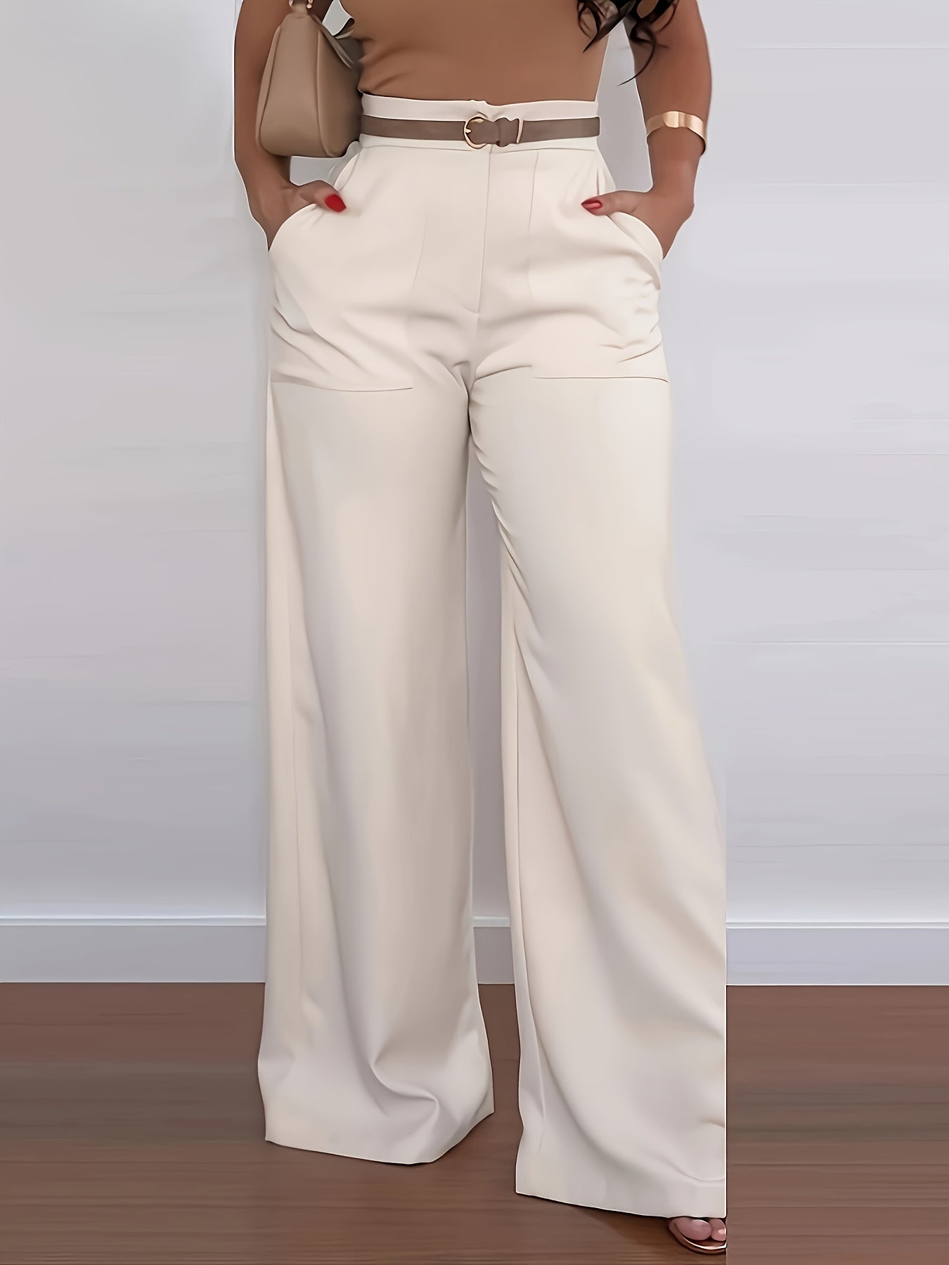 Perylana- Pantalon structuré silhouette élancée