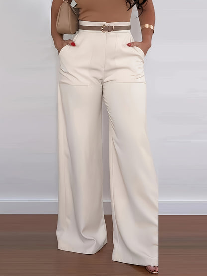 Perylana- Pantalon structuré silhouette élancée