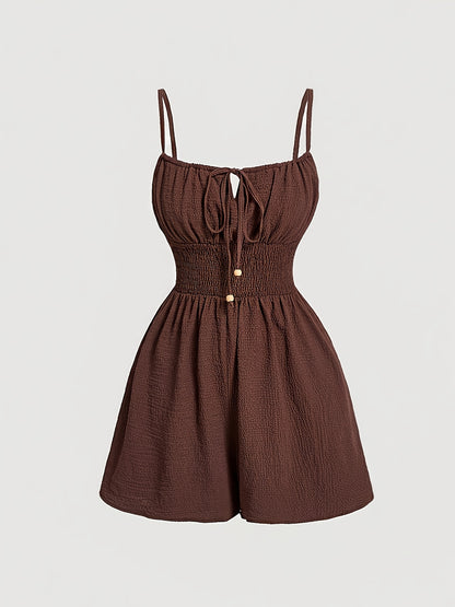 Perrine - combinaison short fluide allure sophistiquée