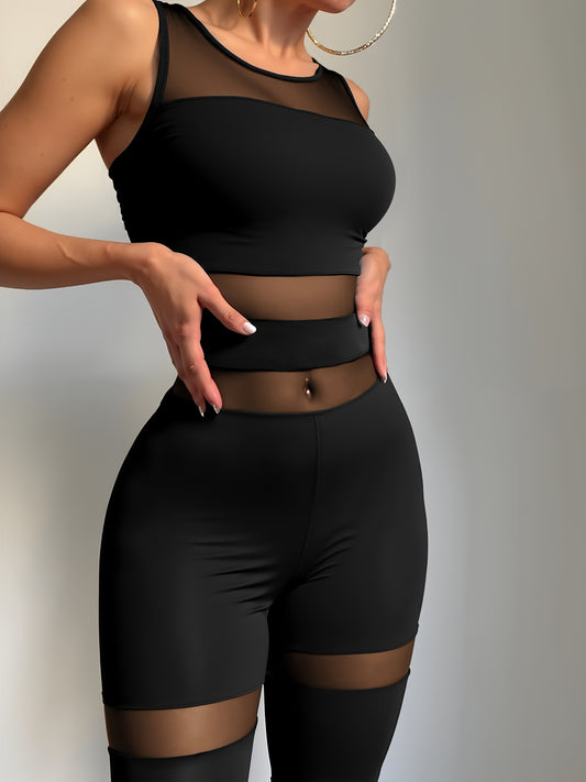 Ombre Fine – Taille haute, tissu stretch, transparence subtile