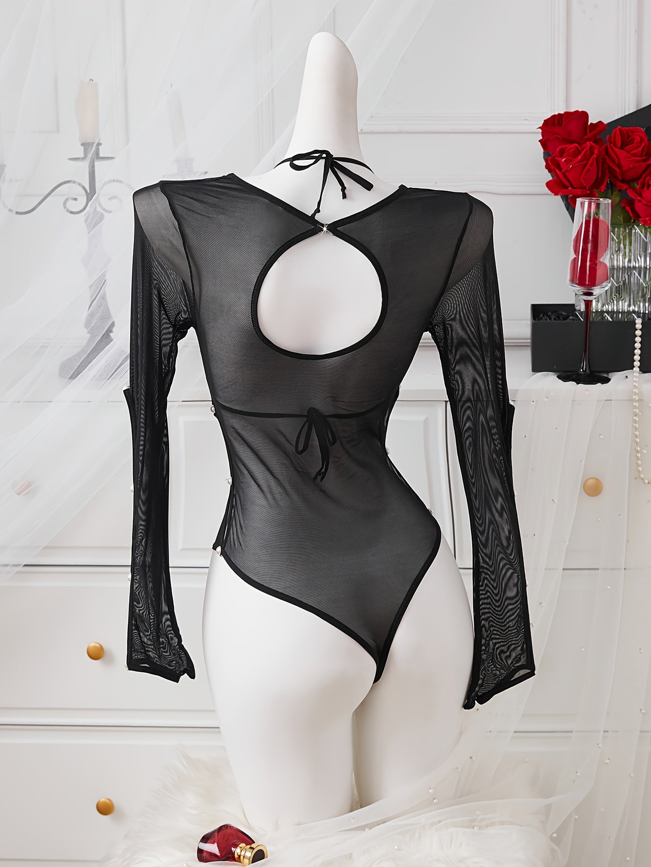 Body Perla Chic – Maille ornée de perles, élégance absolue.