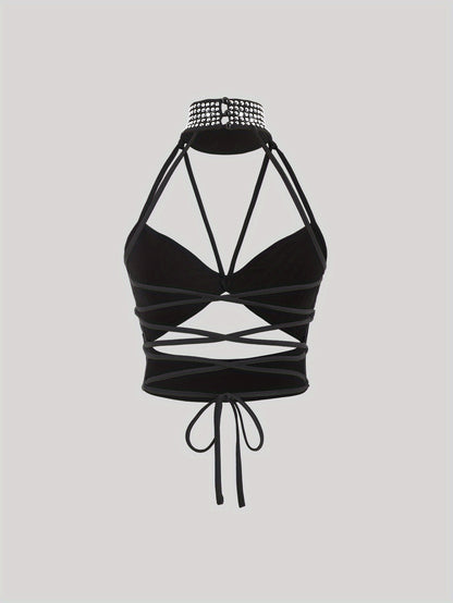 Sheeress - brassière hyper sexy perlé brillant