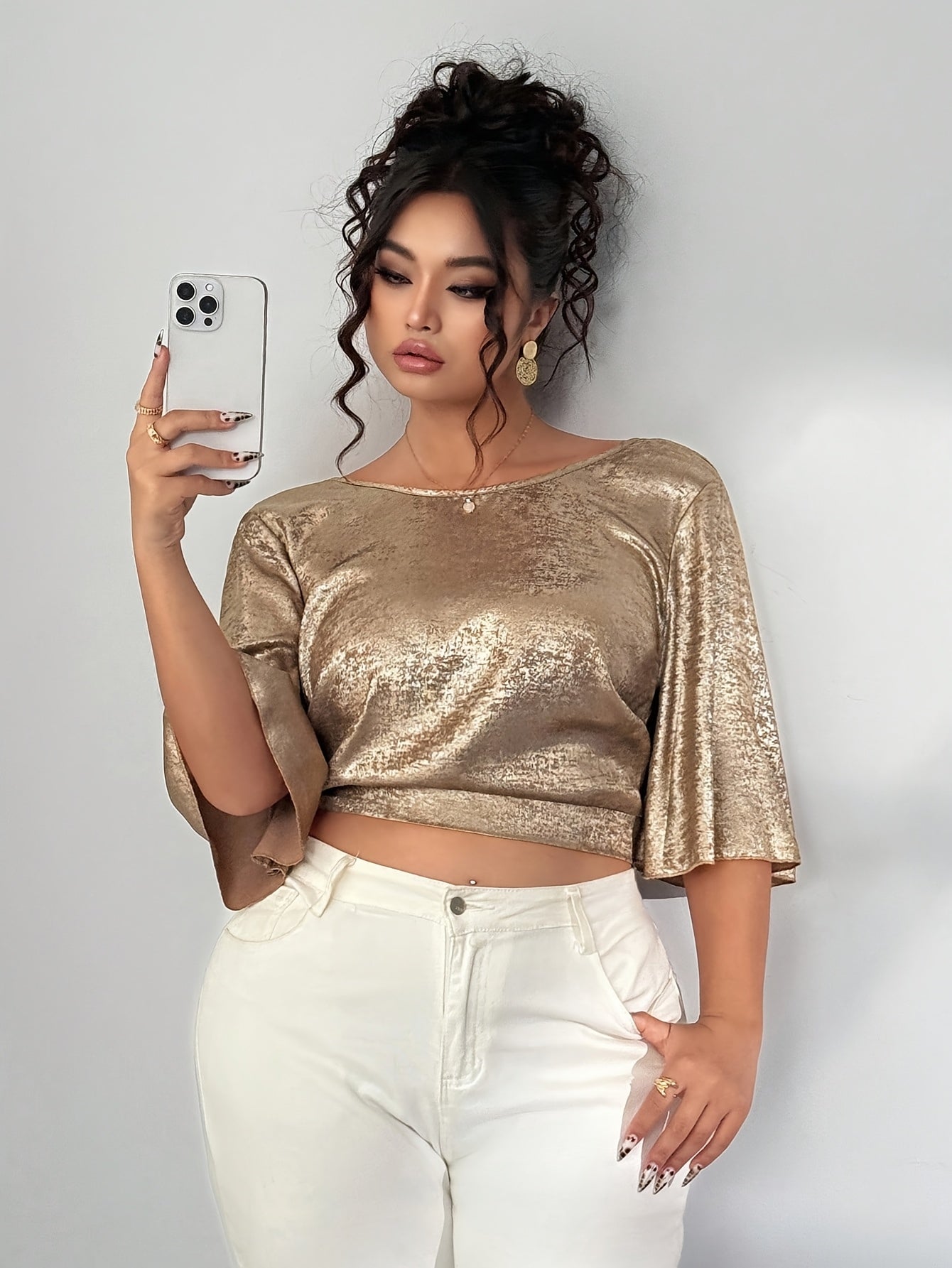 Joséphina - Haut élégant coupe structurée