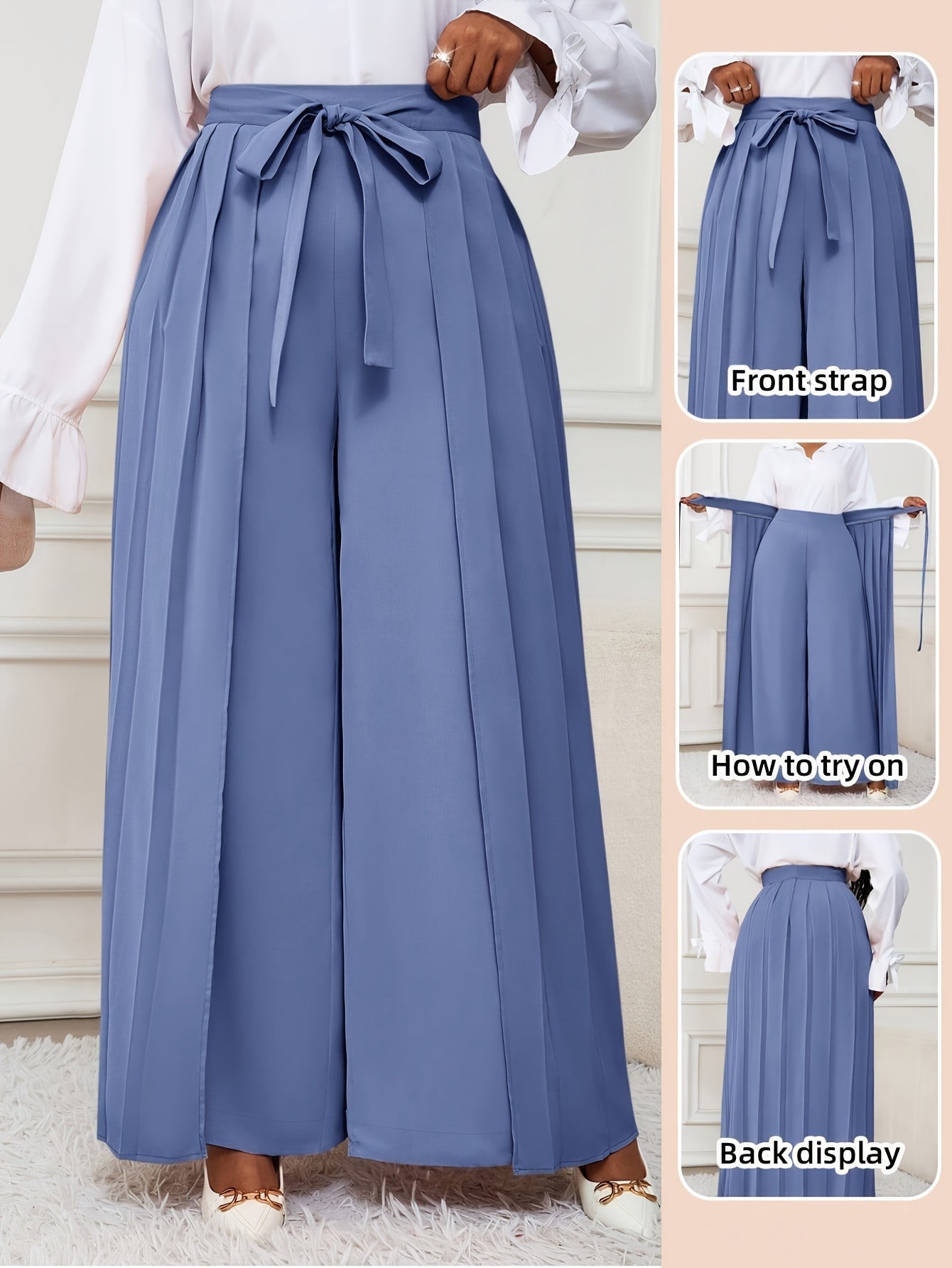 Shanelle- Pantalon fluide silhouette raffinée