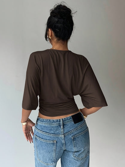 Bréloria - Robe élégante coupe fluide