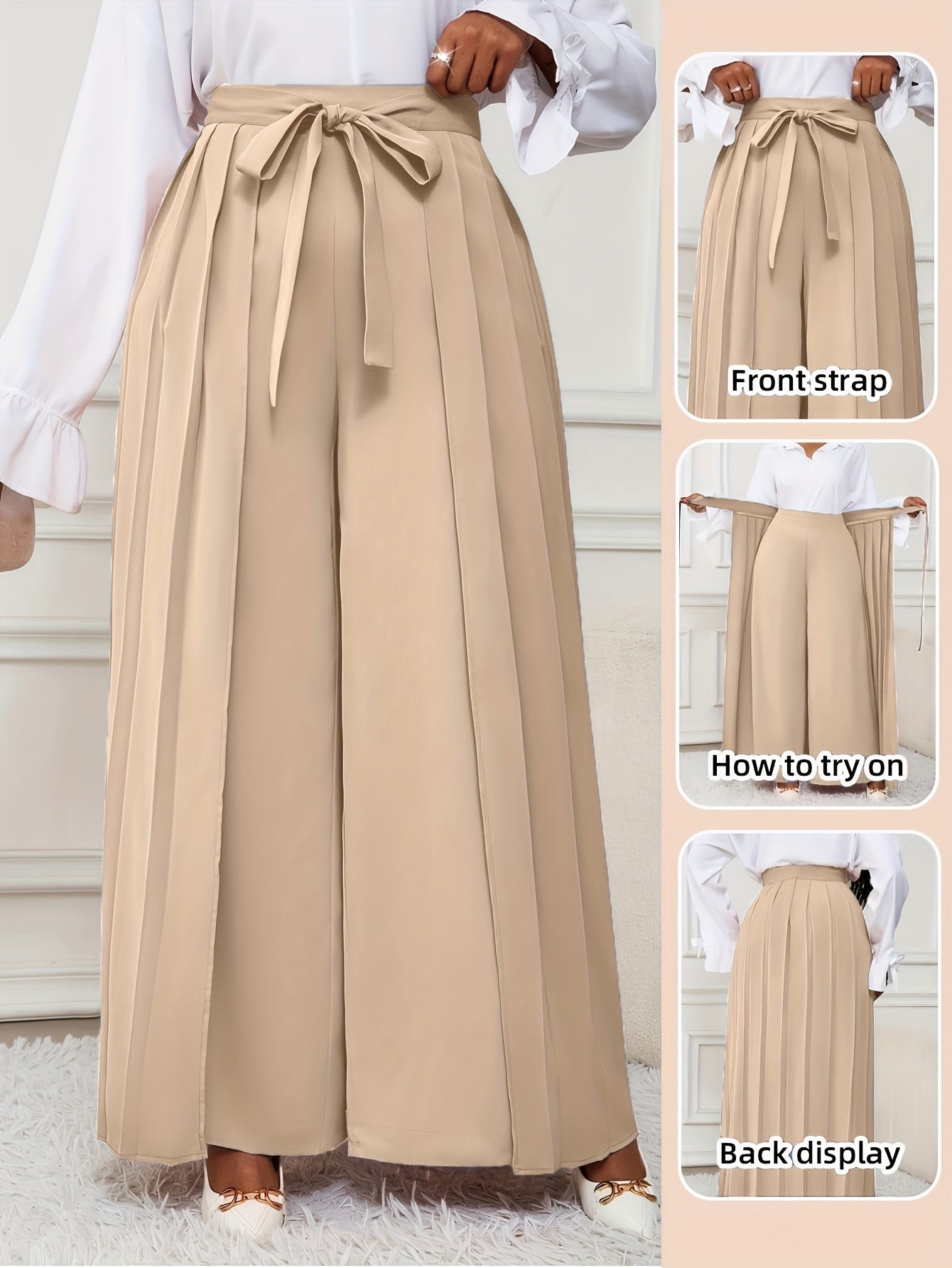 Shanelle- Pantalon fluide silhouette raffinée