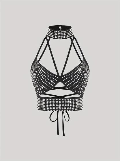 Sheeress - brassière hyper sexy perlé brillant