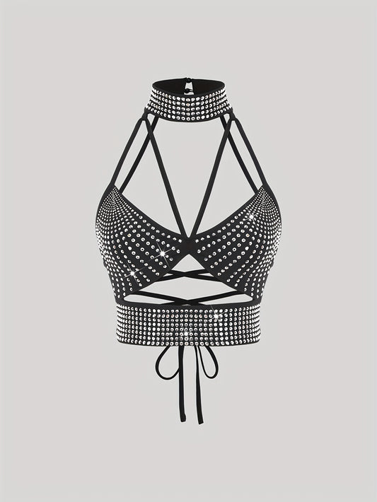 Sheeress - brassière hyper sexy perlé brillant