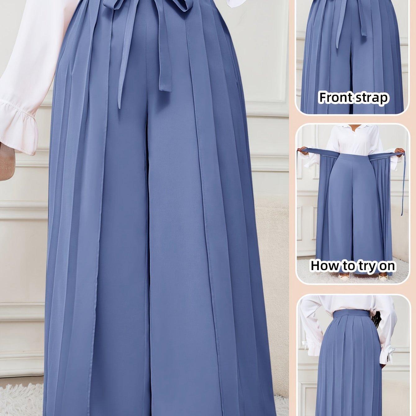 Shanelle- Pantalon fluide silhouette raffinée