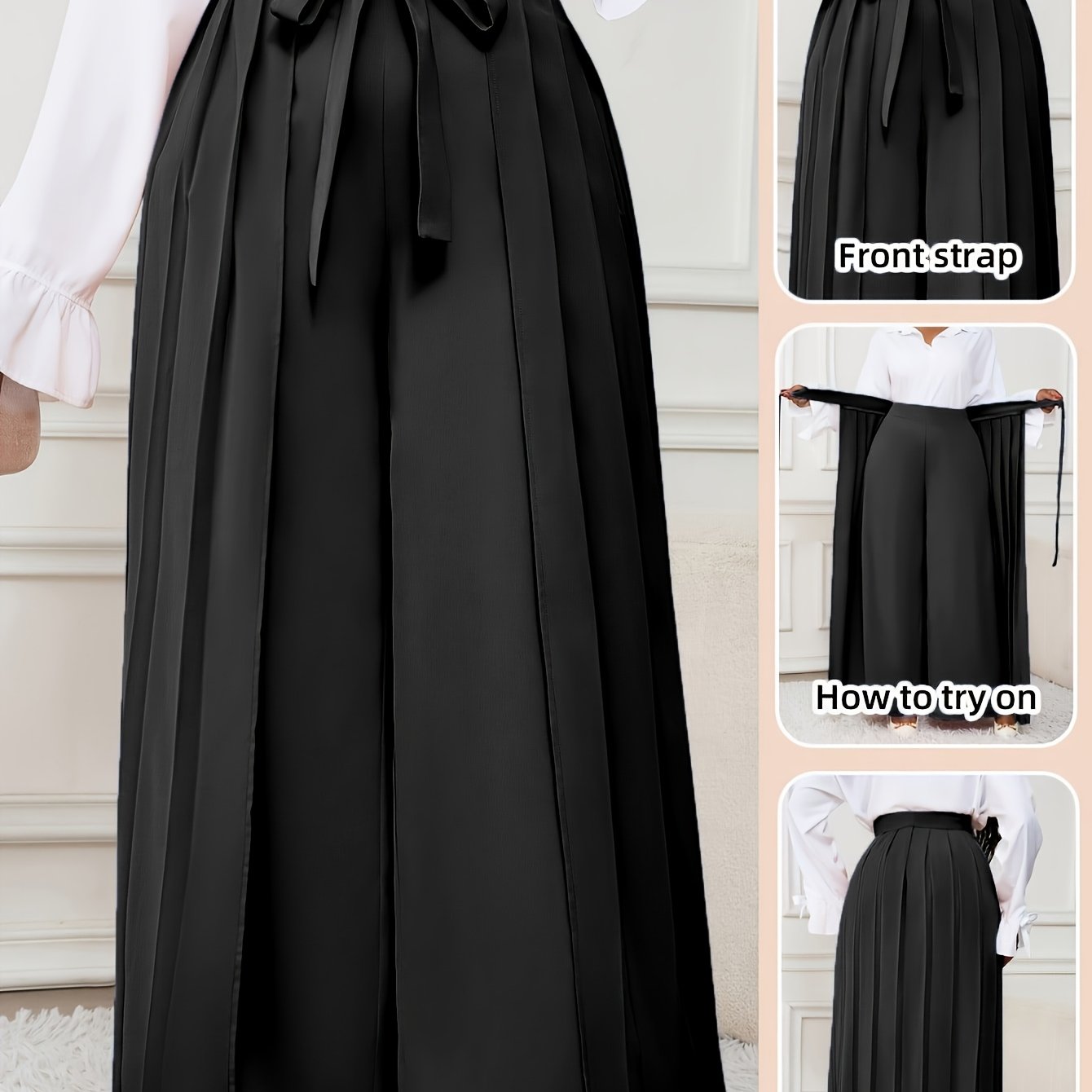 Shanelle- Pantalon fluide silhouette raffinée