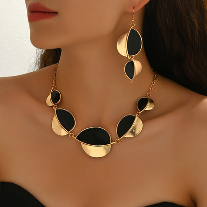 Golden Noir Asymétrie - Élégance moderne dorée et noire