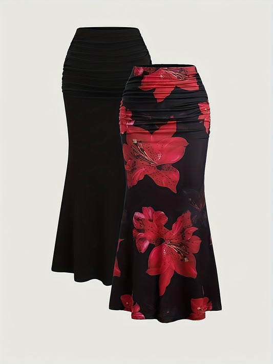 Melva - Robe chic silhouette raffinée