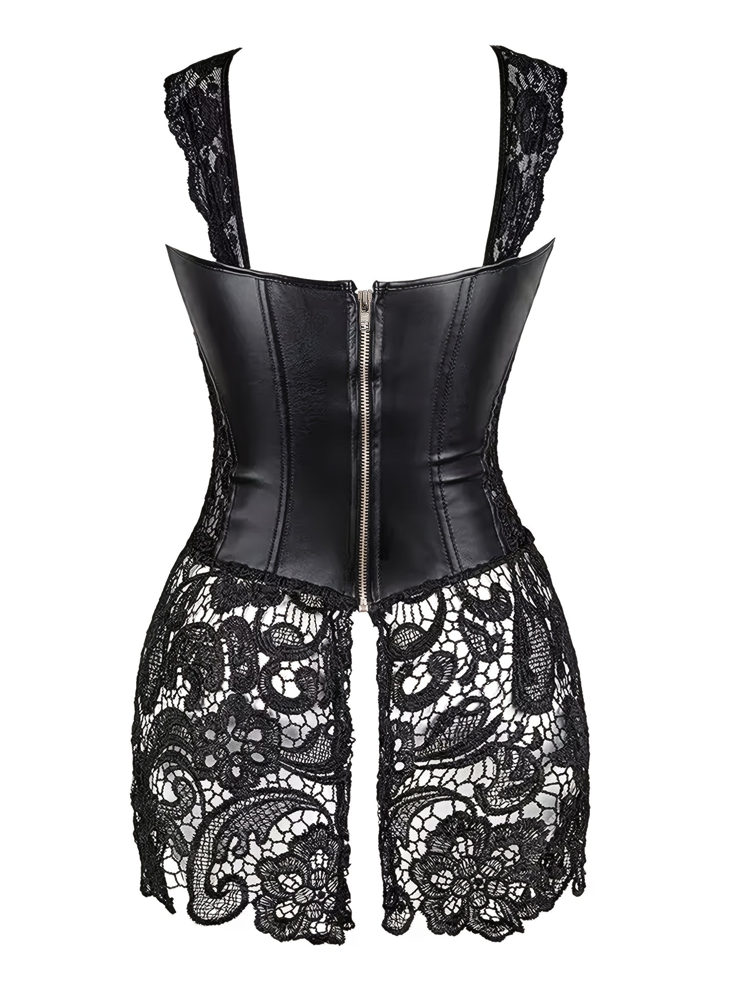 Geometrical- Cordert simili cuir dentelle  sexy