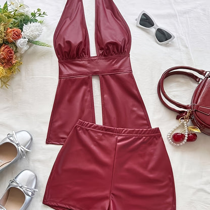 Lind- Duo haut dos nu + short