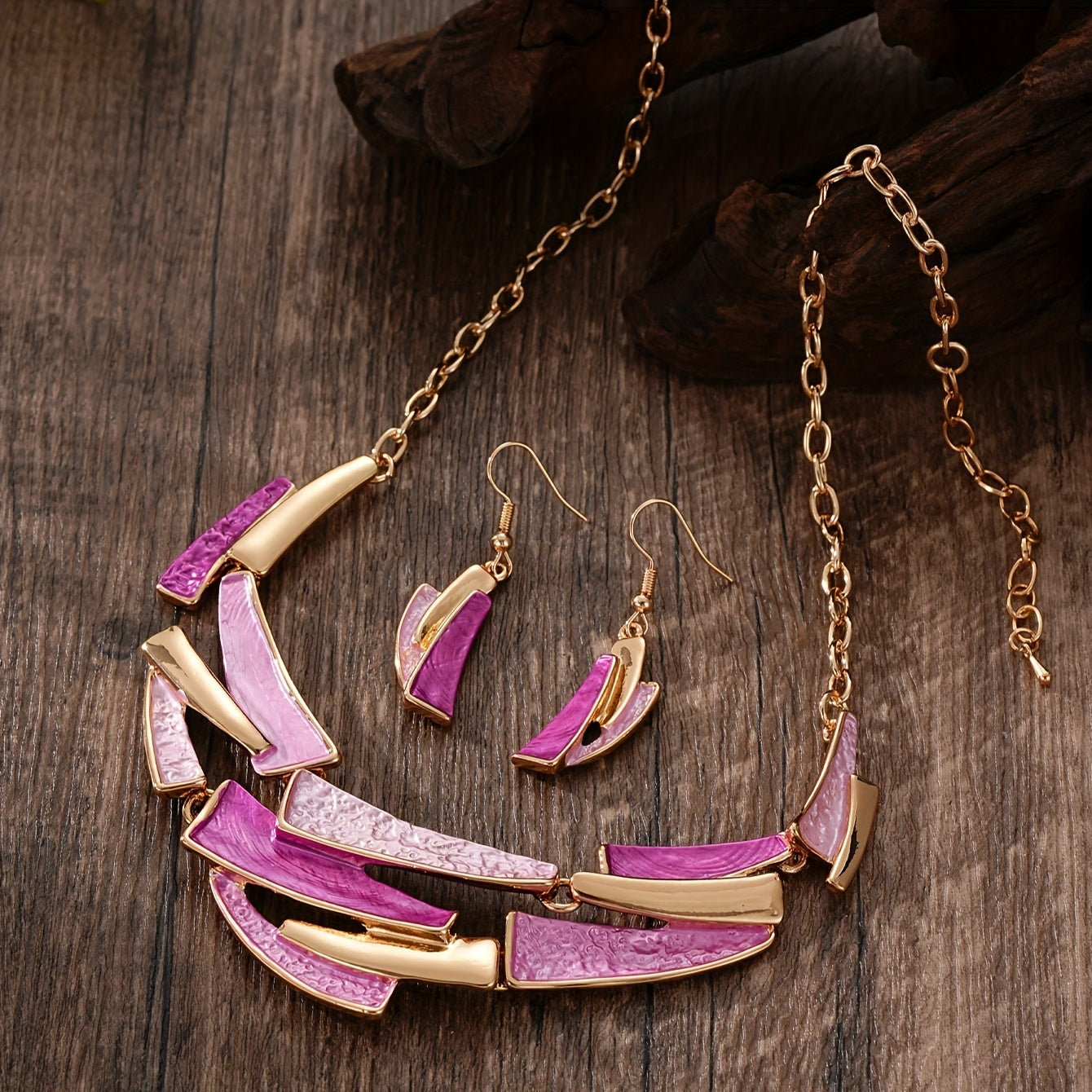 Lien Vintage- Un set géométrique boho chic