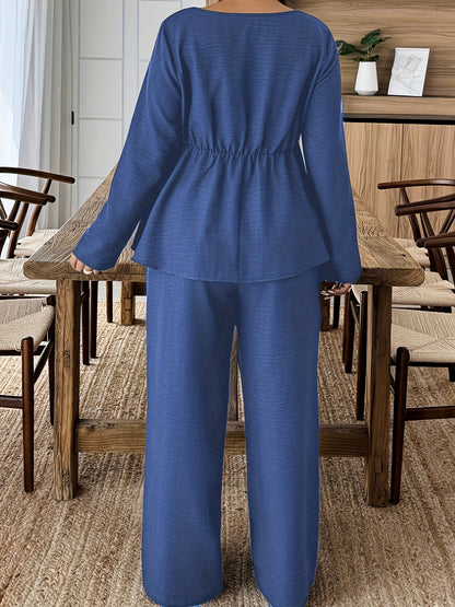 Pia - Pantalon élégant allure moderne