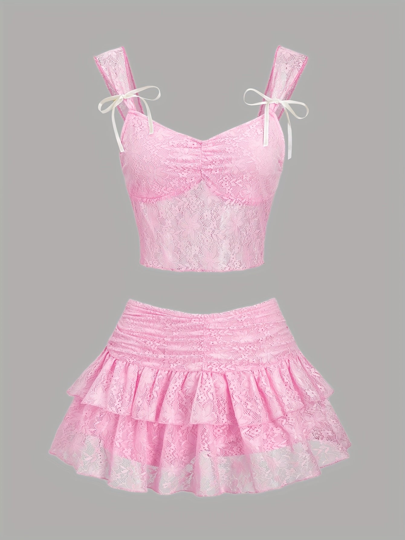 Chest - Ensemble et jupe mi dentelle