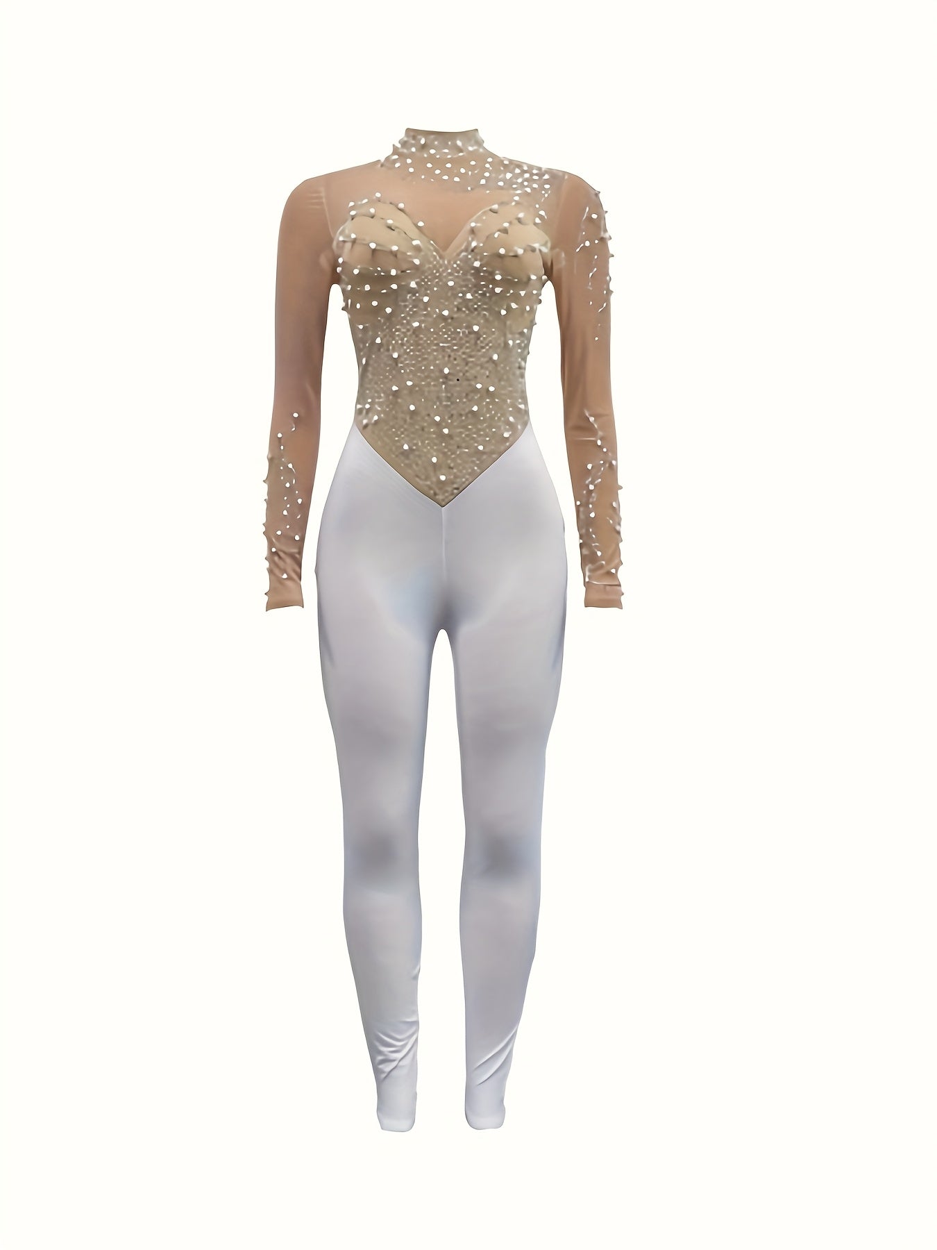 Strass Diva – Maille noire, strass raffinés, allure de star.