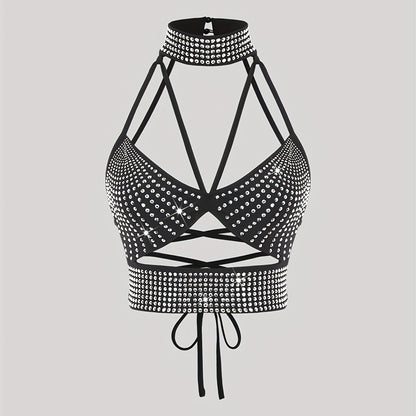 Sheeress - brassière hyper sexy perlé brillant