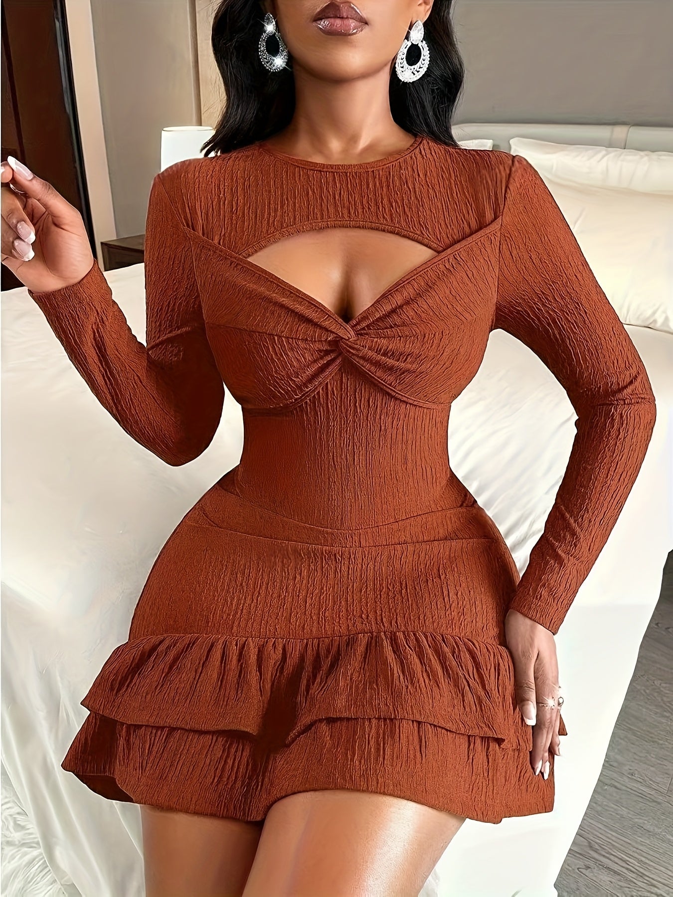 Evana - Robe chic silhouette raffinée