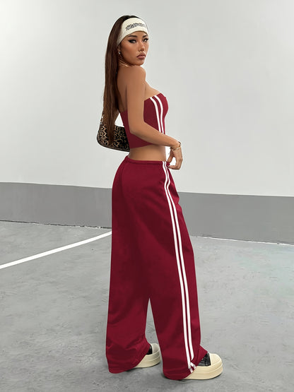 Strapie- Crop Top et pantalon