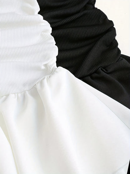 Bretta - Robe mini short dos nu à volants XS à XL