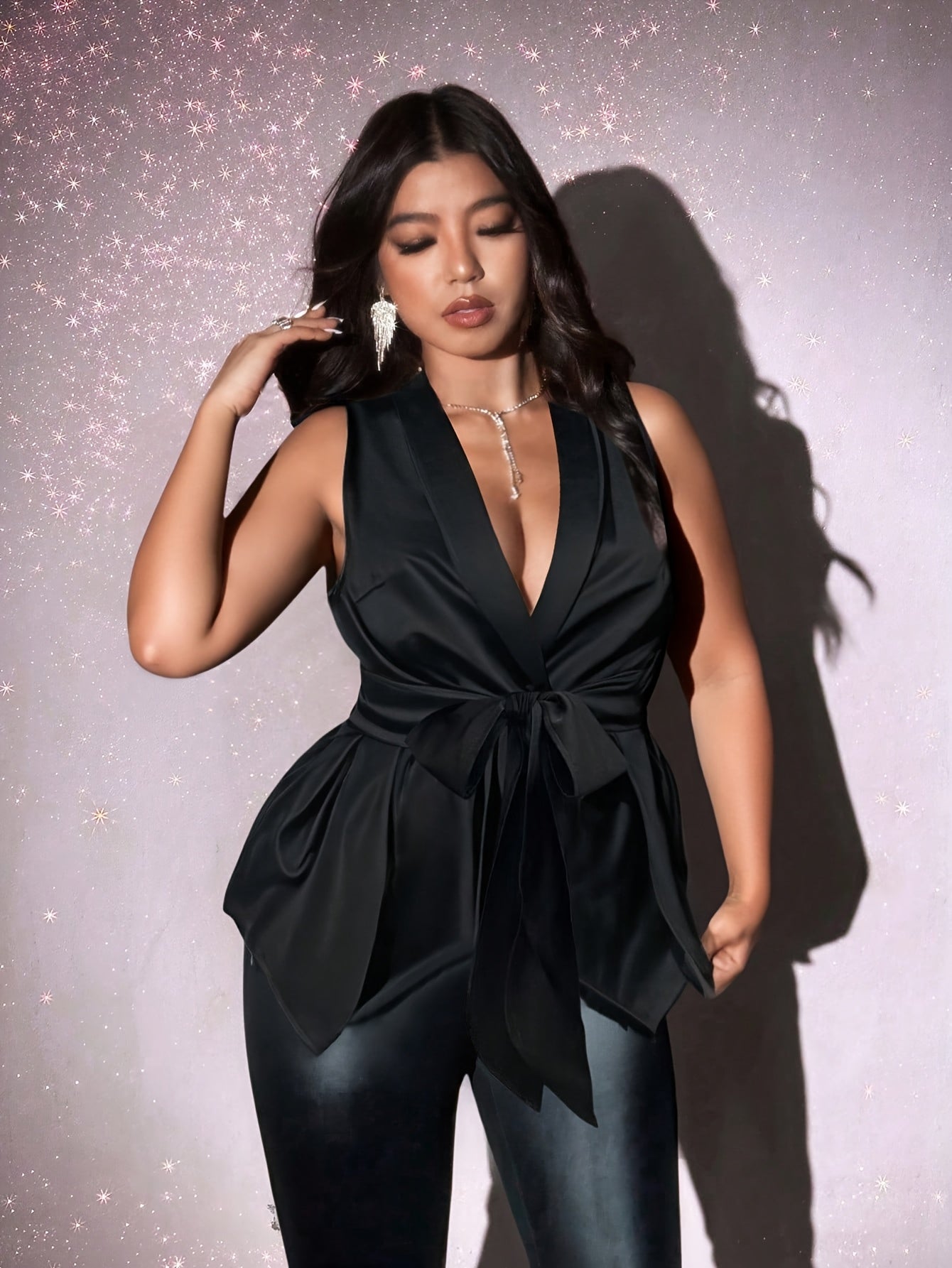 Roxelle - Haut élégant coupe structurée