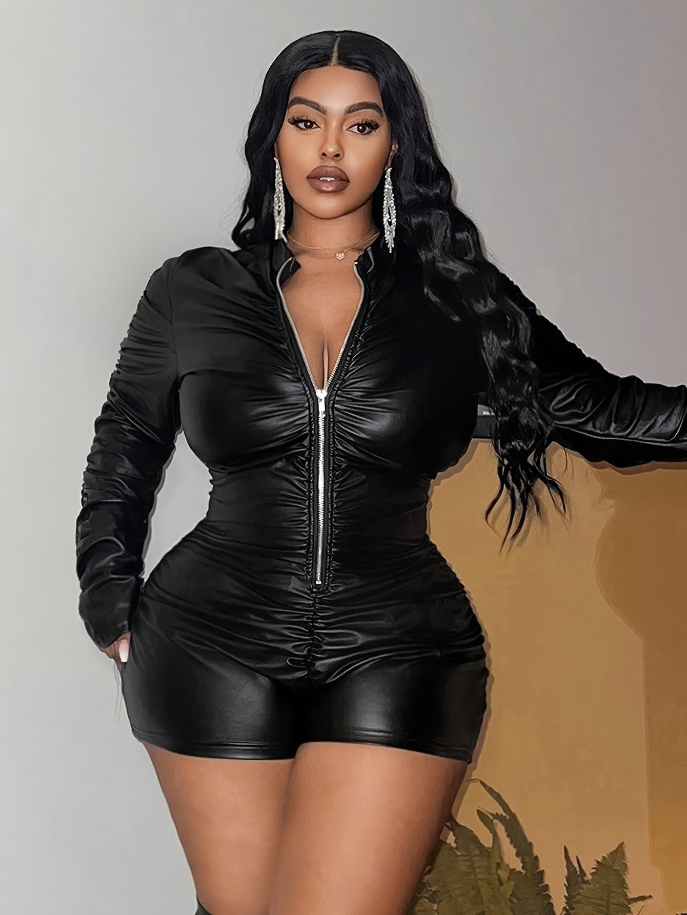 Geneviève- Haut raffiné tombé élégant