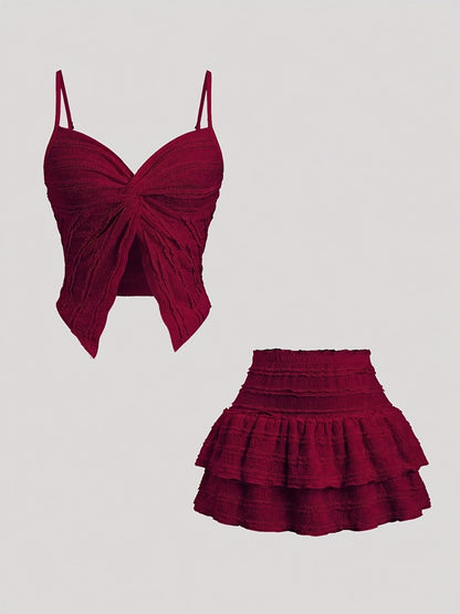 Juliette- Ensemble Jupe+haut XS au L