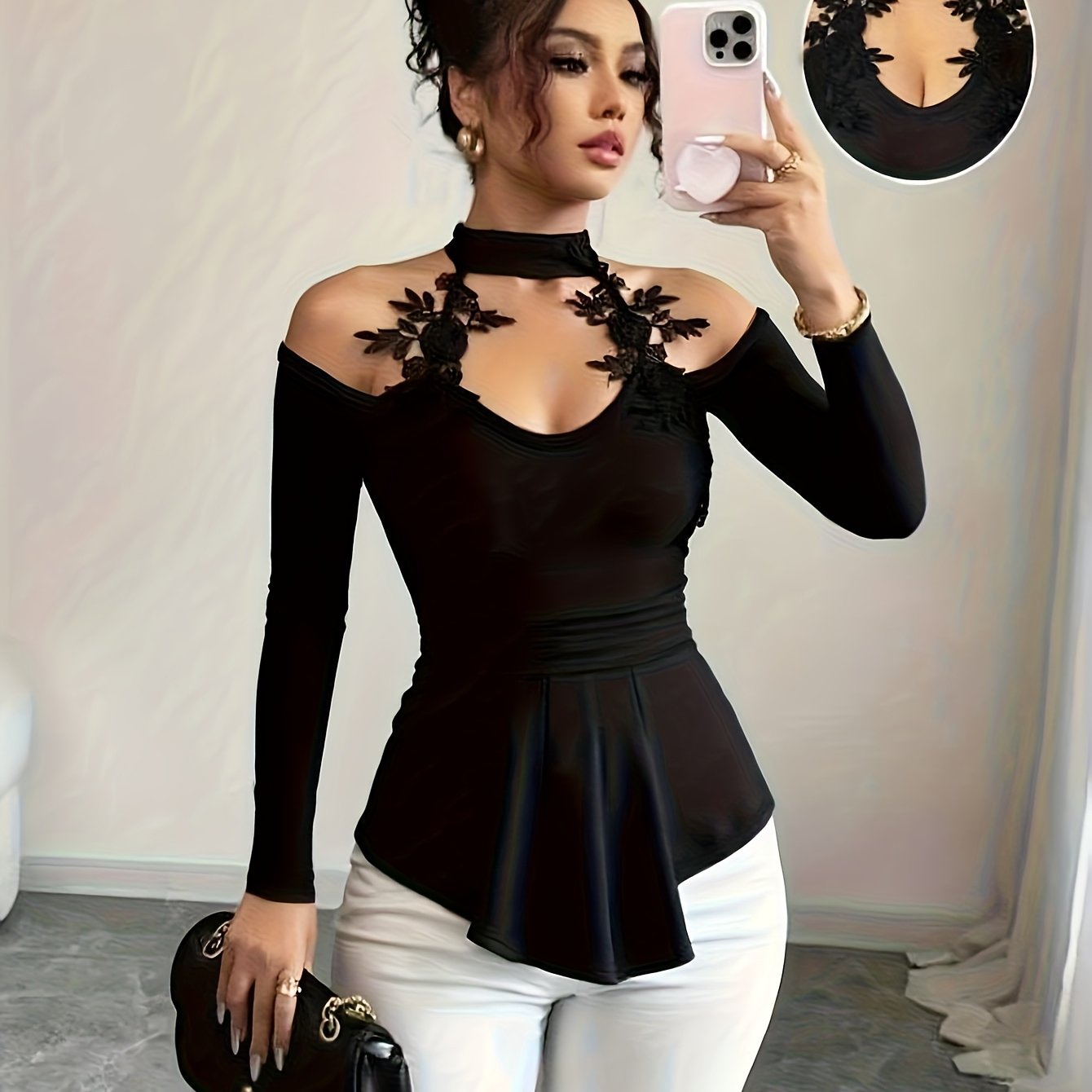 Horysane - Haut élégant coupe structurée